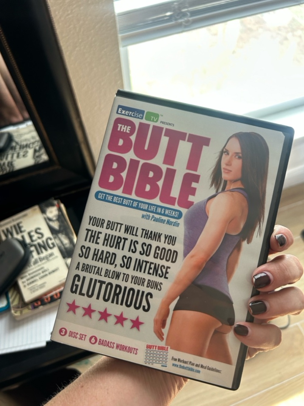 The Butt Bible Workout DVD - Purple & Black